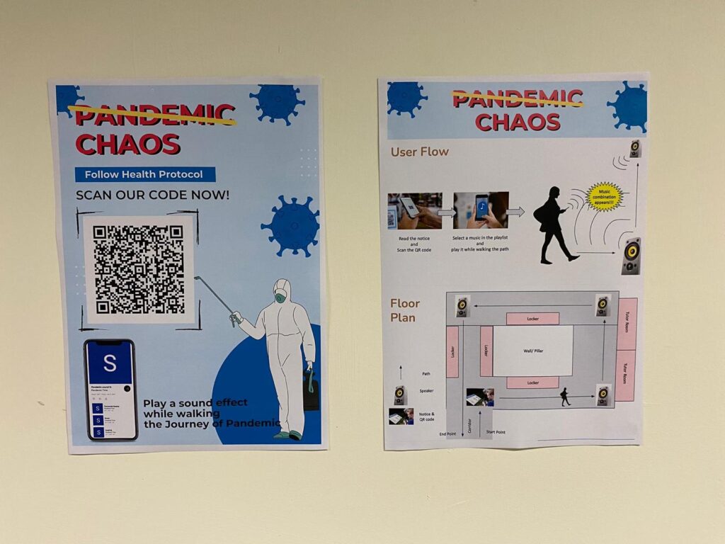 Guidance for the Interactive Sound Installation ~Pandemic~ Chaos