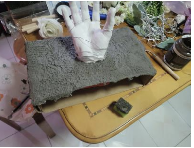 Use of soil in Amare.